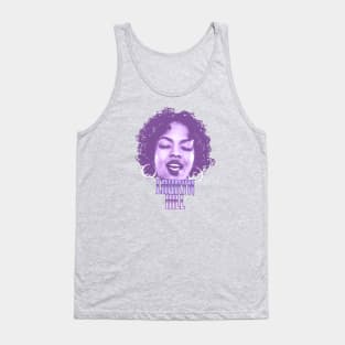 Retro Lauryn Hill Purple Tank Top